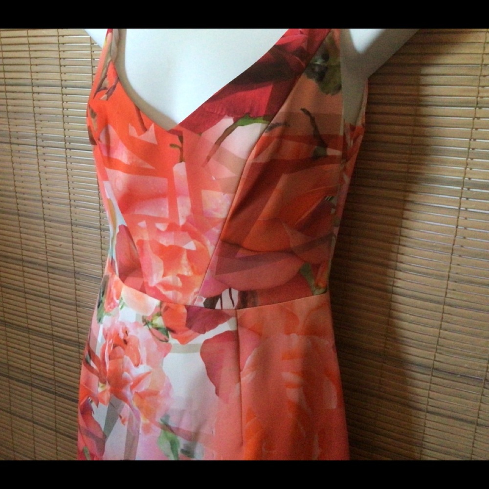 Black Halo NWT floral dress with spaghetti straps - Picture 12 of 16